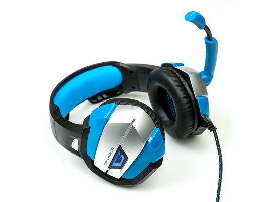 Игровые наушники проводные Dialog HGK-37L Gan-Kata черно-синяя